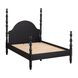 Rosalie Black Queen Poster Bed