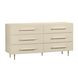 Trident Taupe 6 Drawer Dresser