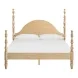 Rosalie Natural King Poster Bed