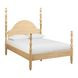 Rosalie Natural Queen Poster Bed