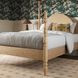 Rosalie Natural Queen Poster Bed