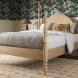 Rosalie Natural Queen Poster Bed