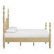 Rosalie Natural Queen Poster Bed
