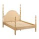 Rosalie Natural Queen Poster Bed
