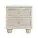 Grappa Whitewashed 2 Drawer Nightstand