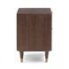 Sierra Dark Chocolate Brown 2 Drawer Nightstand