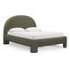 Orphea Kale Green Performance Fabric Upholstered Panel Bedroom Set