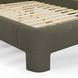 Orphea Kale Green Performance Fabric Queen Upholstered Panel Bed