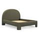 Orphea Kale Green Performance Fabric Upholstered Panel Bedroom Set