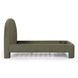 Orphea Kale Green Performance Fabric Queen Upholstered Panel Bed