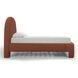 Orphea Autumn Red Performance Fabric Queen Upholstered Panel Bed