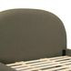 Orphea Kale Green Performance Fabric King Upholstered Panel Bed