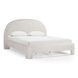 Orphea Off White Performance Fabric King Upholstered Panel Bed