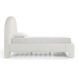 Orphea Off White Performance Fabric King Upholstered Panel Bed