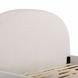 Orphea Off White Performance Fabric King Upholstered Panel Bed
