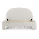 Orphea Off White Performance Fabric King Upholstered Panel Bed