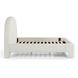 Orphea Off White Performance Fabric King Upholstered Panel Bed