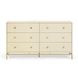 Pesce Cream 6 Drawer Dresser