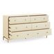 Pesce Cream 6 Drawer Dresser