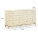 Pesce Cream 6 Drawer Dresser