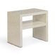Derry Cream Open Nightstand