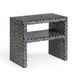 Derry Black Open Nightstand