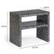 Derry Black Open Nightstand