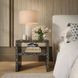 Derry Black Open Nightstand