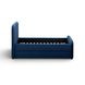 Briella Navy Blue Performance Velvet Upholstered Panel Storage Trundle Bedroom Set