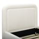 Briella Cream Performance Velvet Twin Upholstered Panel Storage Trundle Bed