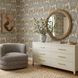 Dani Cream and Gold 6 Drawer Dresser