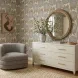 Dani Cream and Gold 6 Drawer Dresser