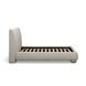 Rayne Cream Queen Upholstered Panel Bed