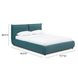 Mel Teal Queen Panel Bed