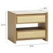 Paige Natural Oak 2 Drawer Nightstand