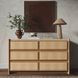 Paige Natural Oak 6 Drawer Dresser