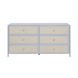 Patty Pastel Blue 6 Drawer Dresser