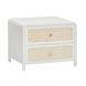 Patty White 2 Drawer Nightstand