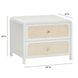 Patty White 2 Drawer Nightstand