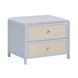 Patty Pastel Blue 2 Drawer Nightstand