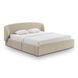 Corey Taupe Performance Fabric King Upholstered Storage Panel Bed