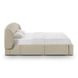 Corey Taupe Performance Fabric King Upholstered Storage Panel Bed
