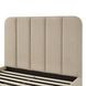 Parker Tan Performance Fabric Queen Upholstered Panel Bed