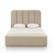 Parker Tan Performance Fabric Upholstered Panel Bedroom Set