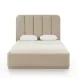 Parker Tan Performance Fabric Queen Upholstered Panel Bed