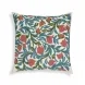 Tulip Embroidered Floral Square Accent Cushion Cover