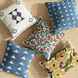 Tulip Embroidered Floral Square Accent Cushion Cover