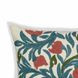 Tulip Embroidered Floral Square Accent Cushion Cover
