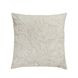 Tabitha Cream Square Embroidered Throw Pillow