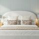Tabitha Cream Square Embroidered Pillow